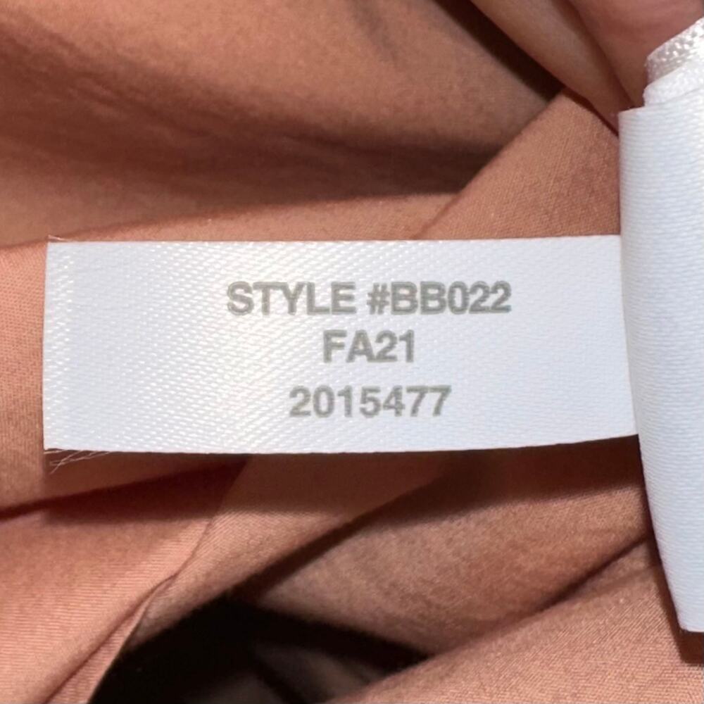 JCrew Puff Sleeve Cotton Poplin Shirtdress in Warm Taupe Size Medium - Picture 7 of 12